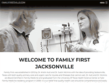 Tablet Screenshot of familyfirstjville.com